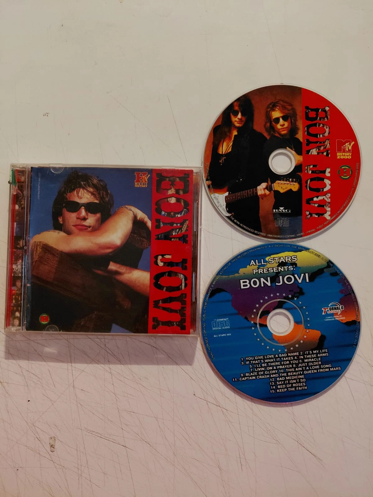 Bon Jovi –  MTV Music History - 2001 Rusya Basım 2xCD Albüm-2.el