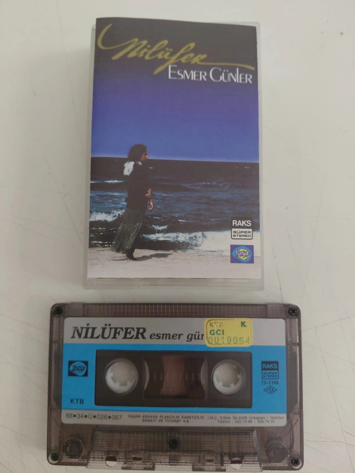 Nilüfer – Esmer Günler  - 1988 Türkiye Basım  Kaset Albüm-2.el