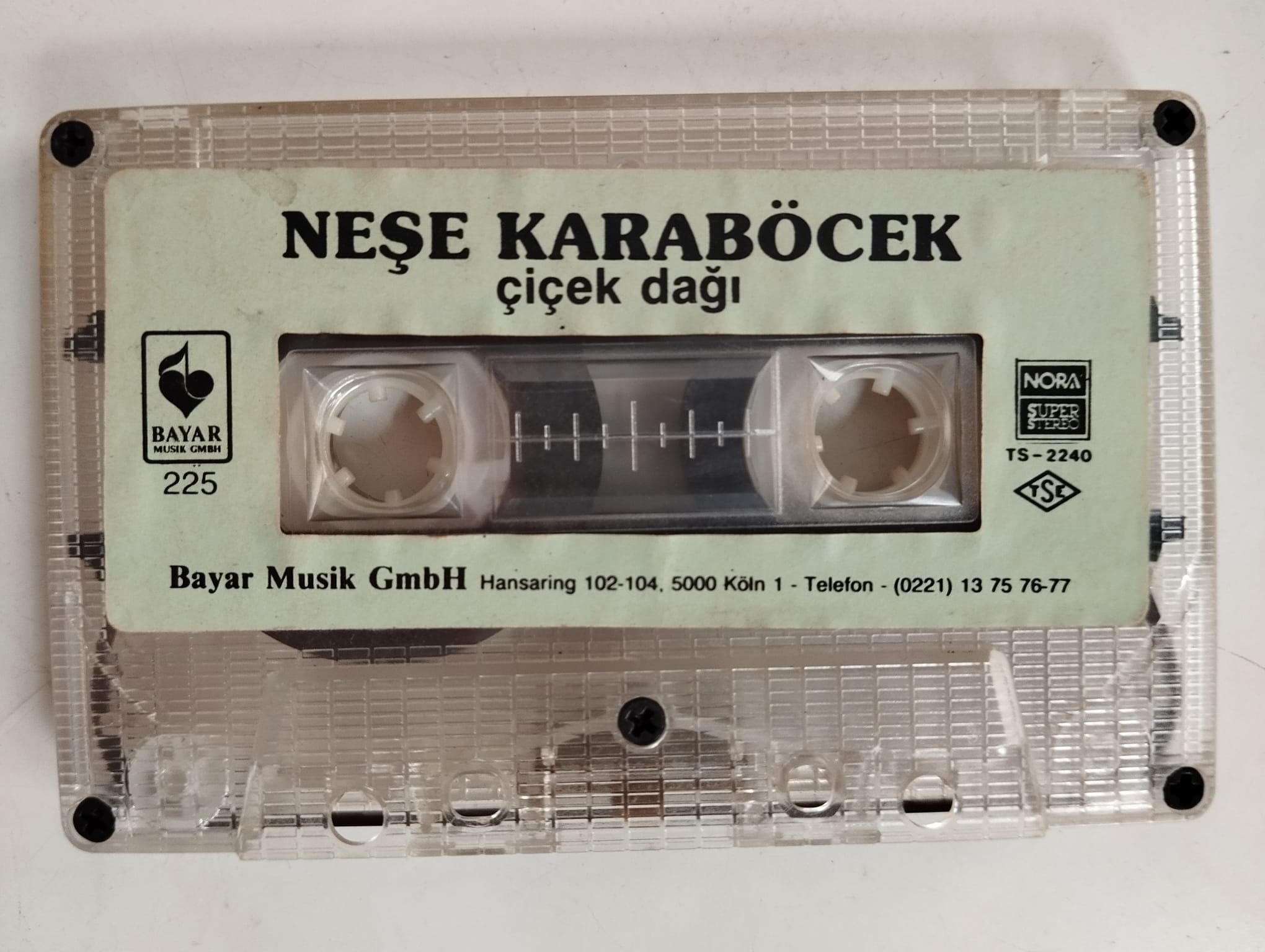 Neşe Karaböcek – Çiçek Dağı - 1986 Almanya Basım Nadir Kaset / Bayar Müzik -Kapaksız-2.el