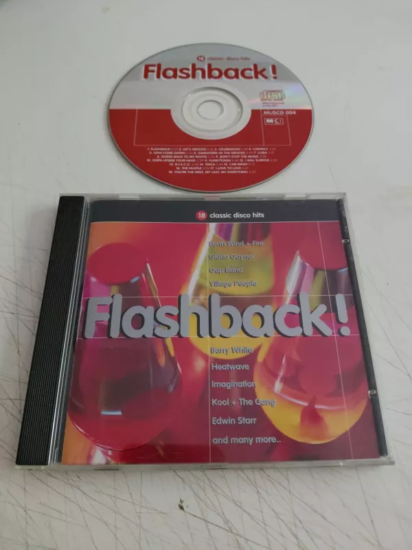 Flashback (18 Classic Disco Hits) - 1996 İngiltere Basım CD Albüm-2.el
