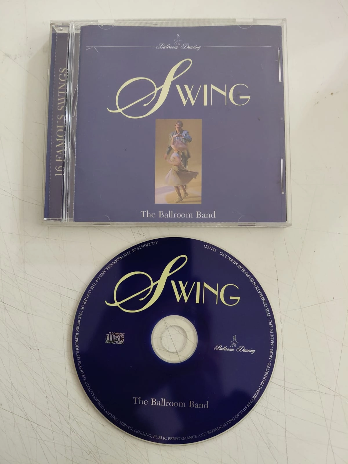 The Ballroom Band – Swing - 1995 Avrupa Basım CD Albüm-2.el