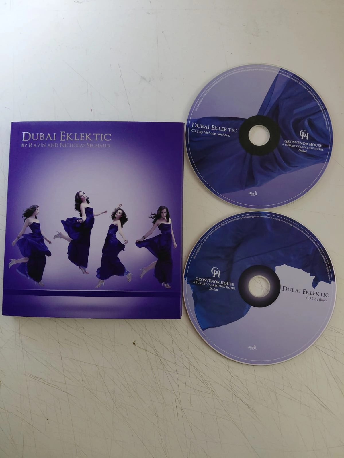 Ravin And Nicholas Sechaud – Dubai Eklektic - 2010 Fransa Basım 2xCD Albüm-2.el