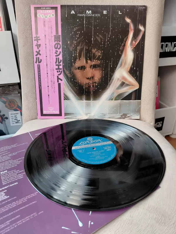 Camel – Rain Dances - 1980 Japonya Basım 33 Lük LP Albüm Plak -Obili-2.el