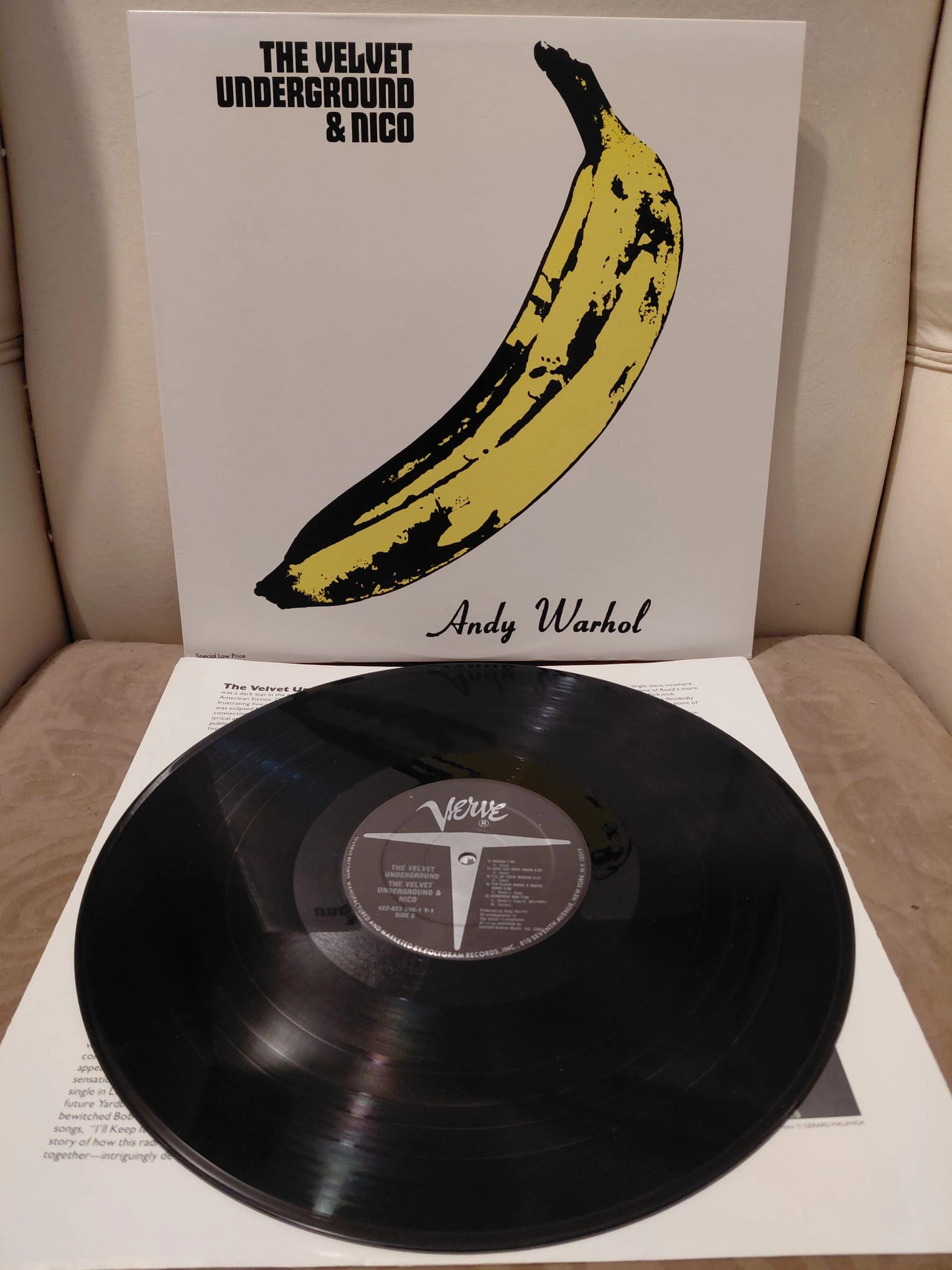 The Velvet Underground & Nico – The Velvet Underground & Nico - 1985 USA Basım Albüm - LP Plak