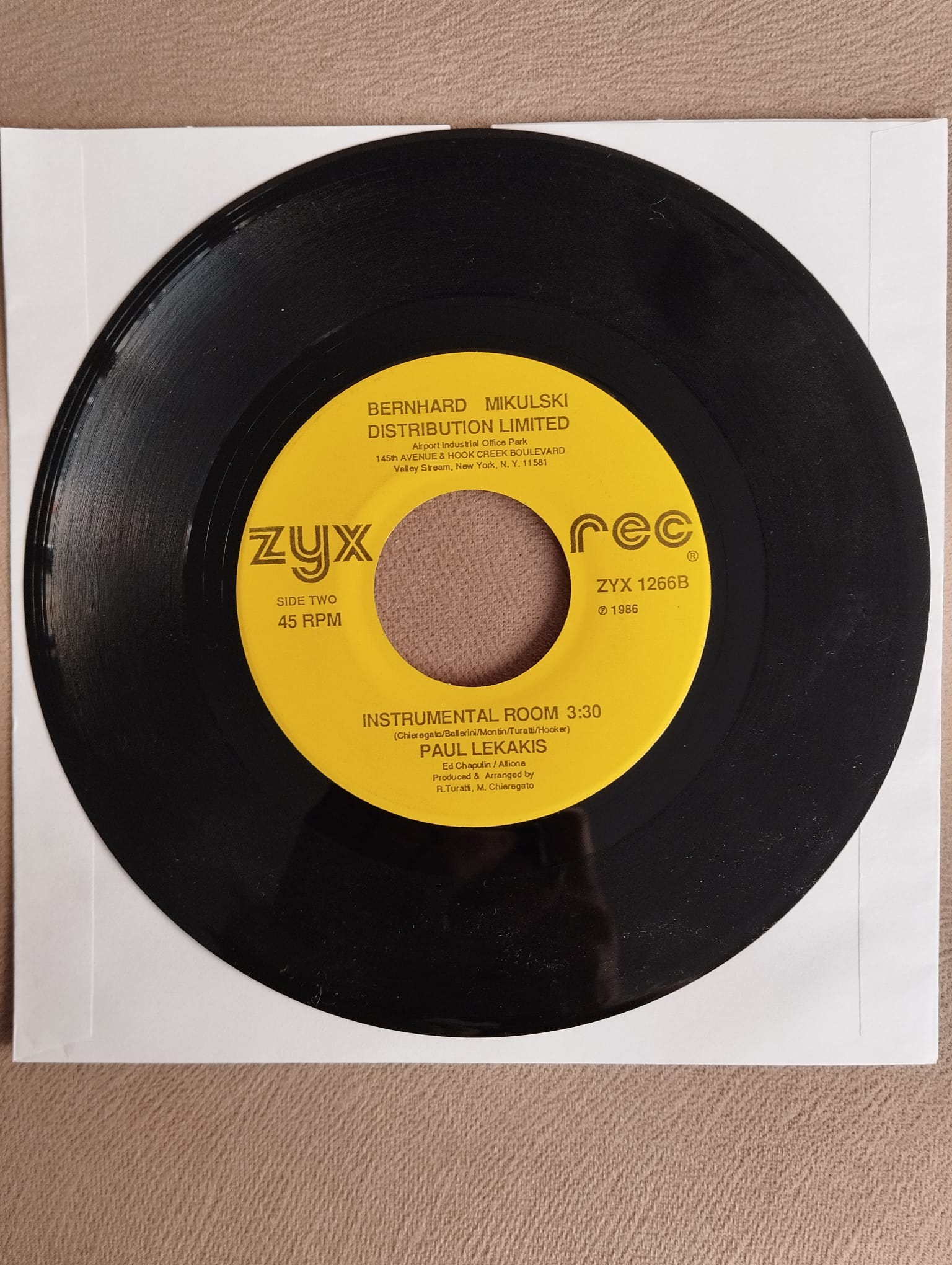 Paul Lekakis – Boom Boom (Let’s Go Back To My Room) -  1986 Amerika Basım 45 LİK PLAK-2.EL