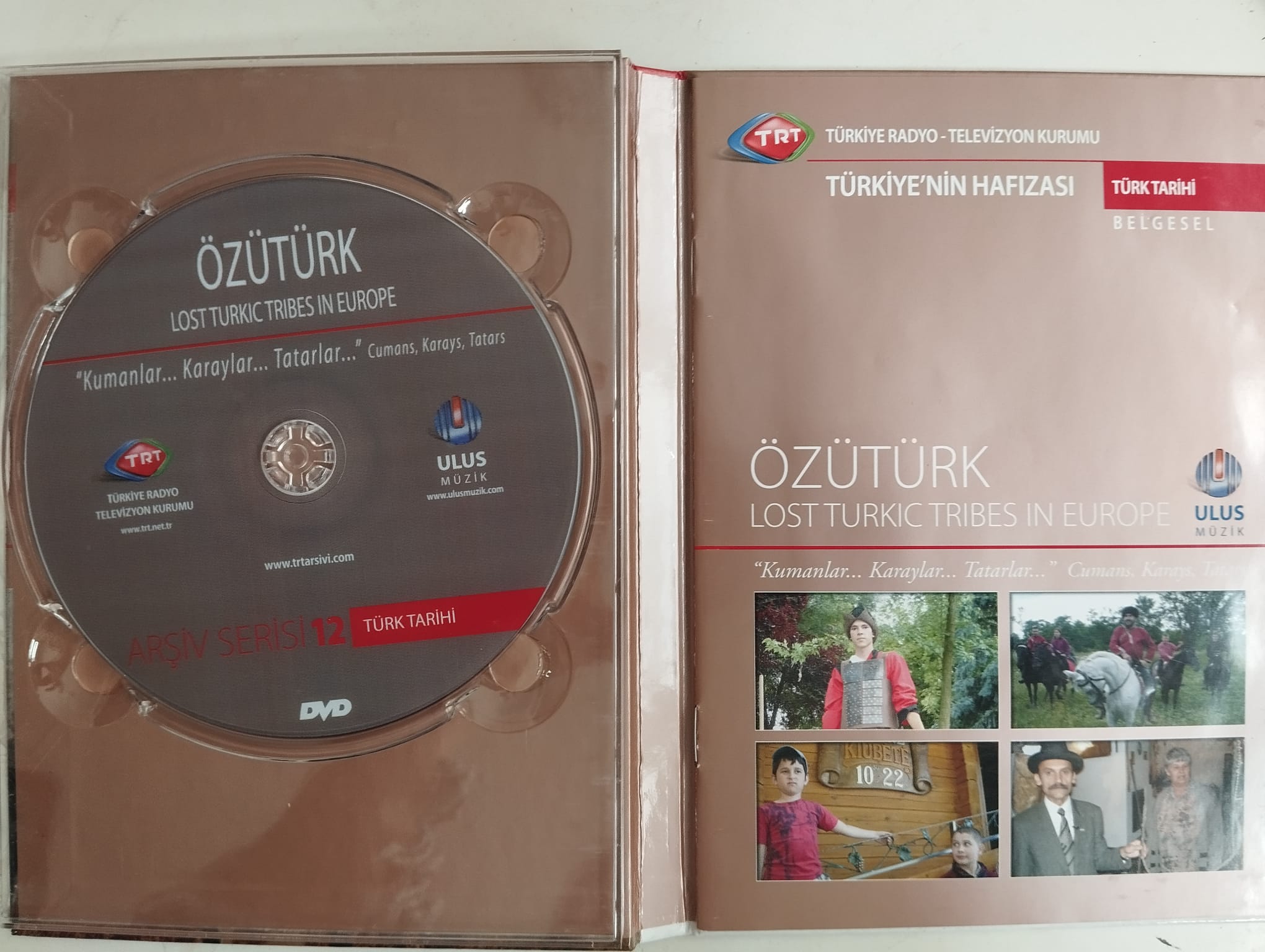 ÖZÜTÜRK / Türk Tarihi Belgesel ( TRT Arşivi) - 2.El  DVD