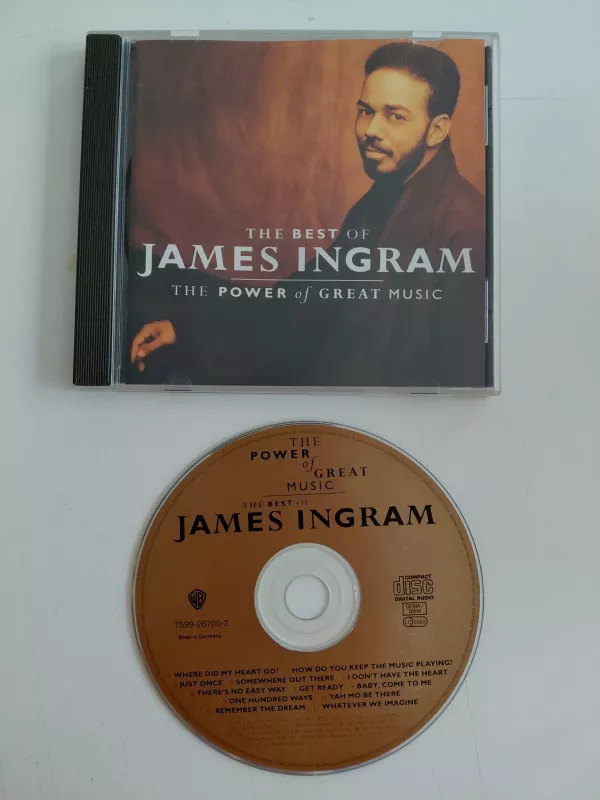 James Ingram – The Best Of James Ingram -  Avrupa Basım - CD Albüm-2.el