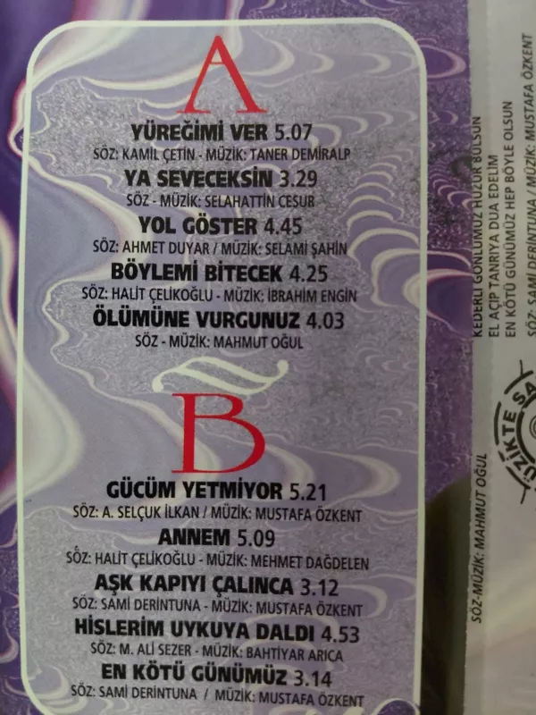 Semih Koç – Yüreğimi Ver  - 1996 Türkiye Basım Kaset Albüm-2.El