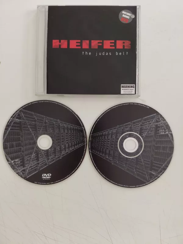 Heifer  – The Judas Belt –  2006  Avusturya Basım - 2xCD Albüm+ DVD-Video-2.el