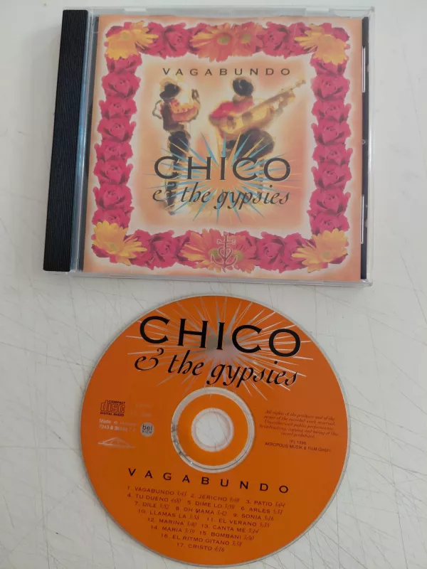 Chico & The Gypsies – Vagabundo - 1996 Hollanda Basım CD Albüm-2.El
