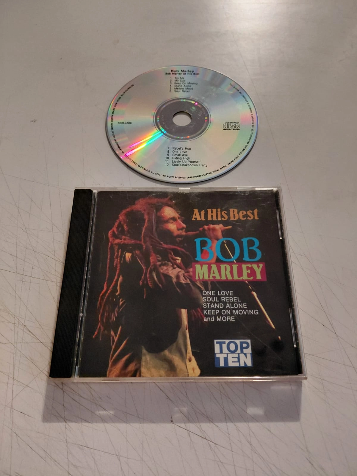 Bob Marley – At His Best - 1989 USA Basım CD Albüm-2.El