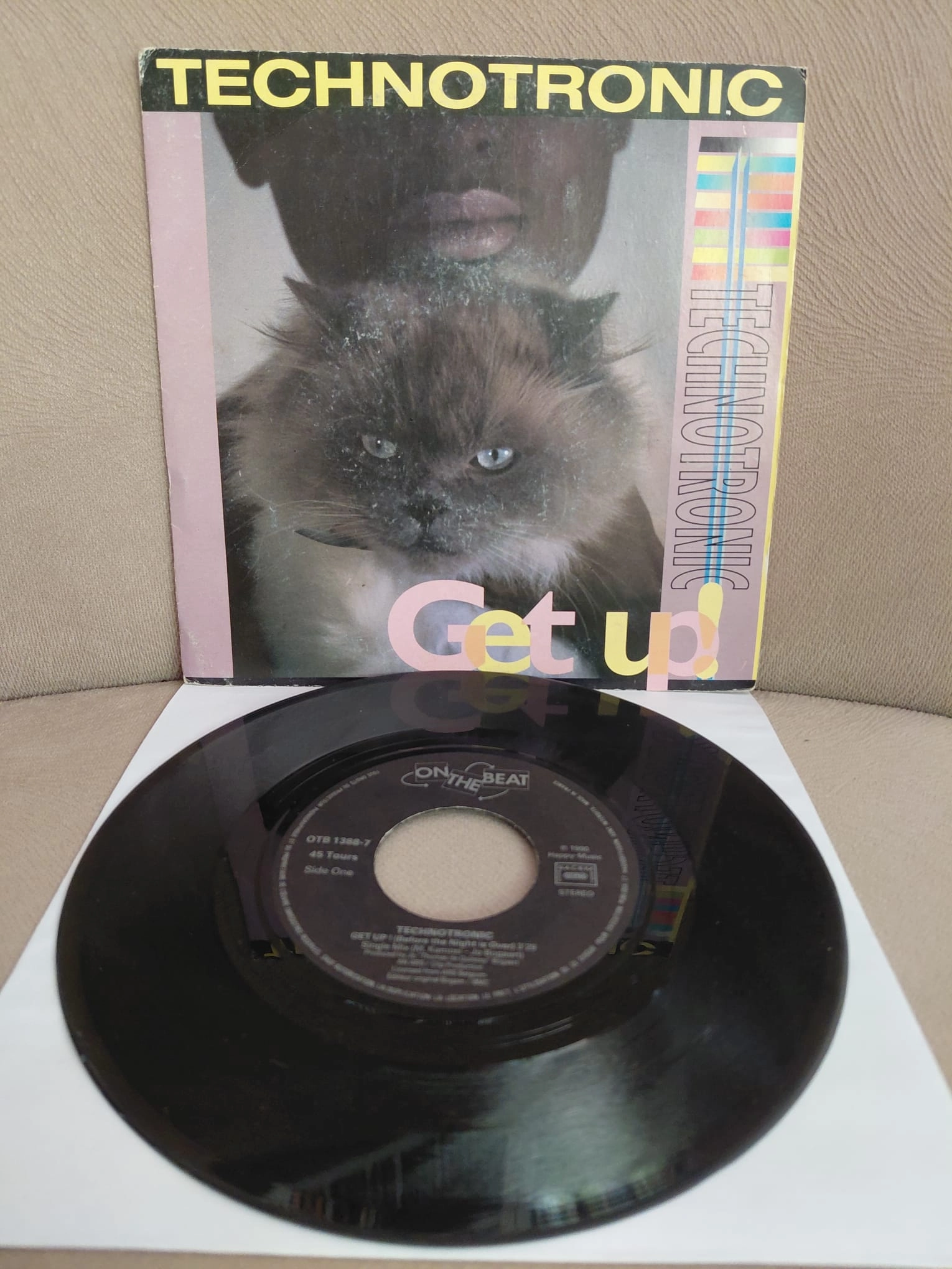 Technotronic – Get Up (Before The Night Is Over) - 1990 Fransa Basım 45’lik Plak