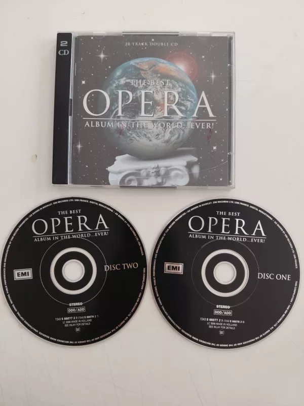 The Best Opera Album In The World ... Ever!  – 1996  Avrupa Basım - 2xCD Albüm-2.el