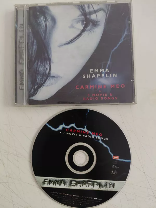 Emma Shapplin – Carmine Meo + 3 Movie & Radio Songs - 1999 Avrupa Basım CD Albüm-2.el