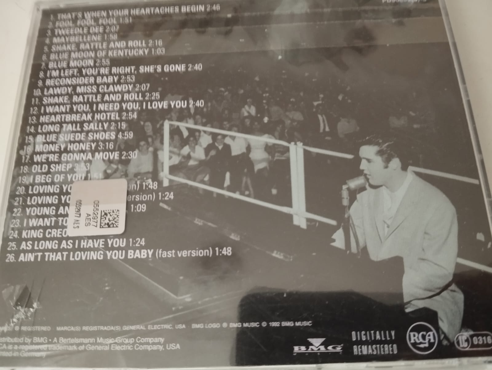 Elvis - Rare And Rockin -  1992 Avrupa  Basım -  CD Albüm - Açılmamış Ambalajlı