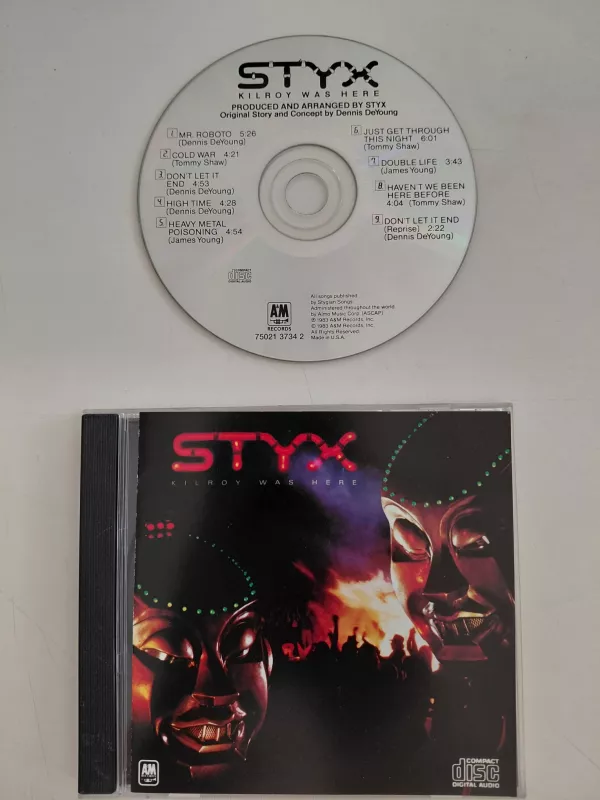 Styx  – Kilroy Was Here  – USA  Basım - CD Albüm-2.el