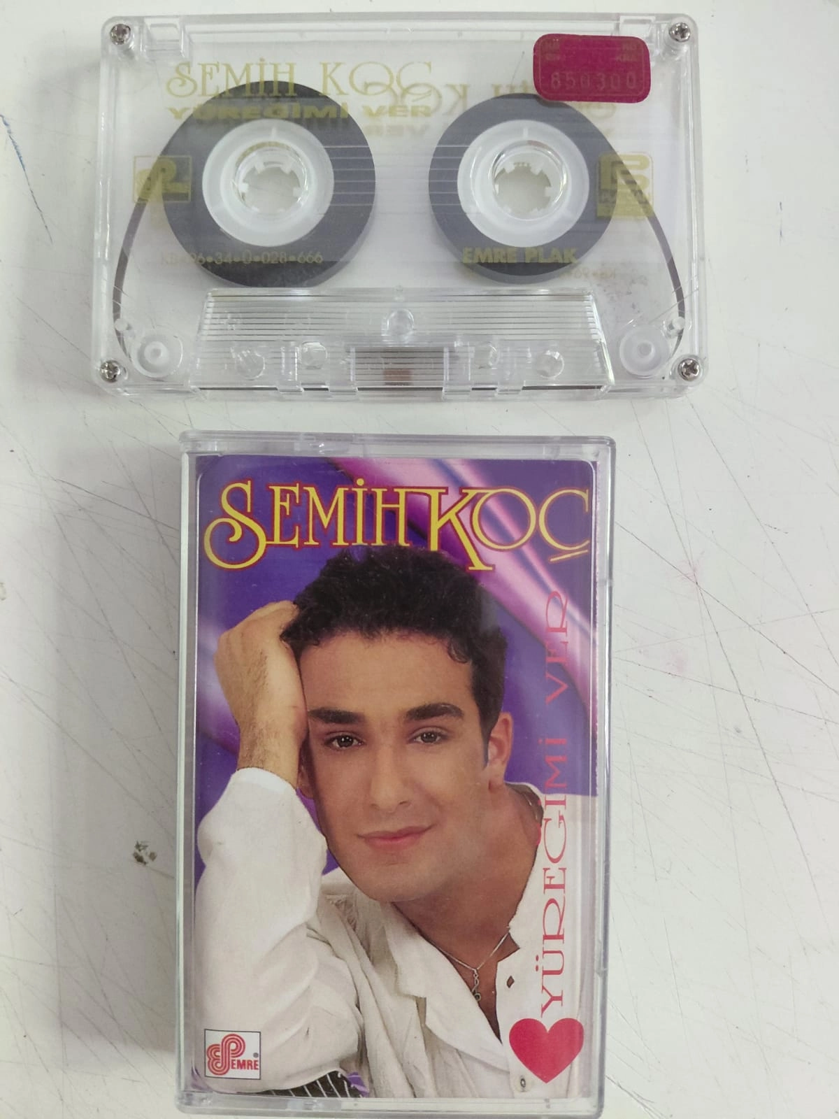 Semih Koç – Yüreğimi Ver  - 1996 Türkiye Basım Kaset Albüm-2.El