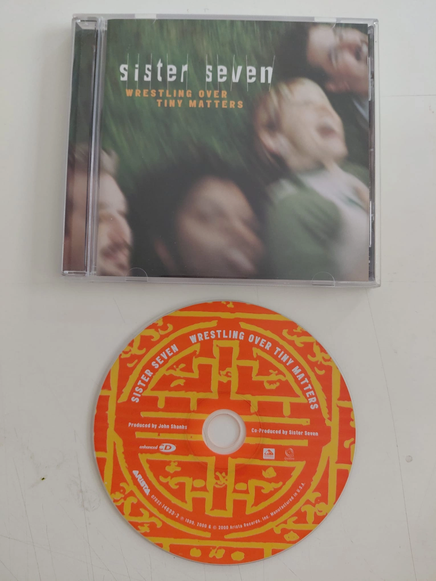 Sister Seven  – Wrestling Over Tiny Matters –  2000 USA Basım - CD Albüm-2.el