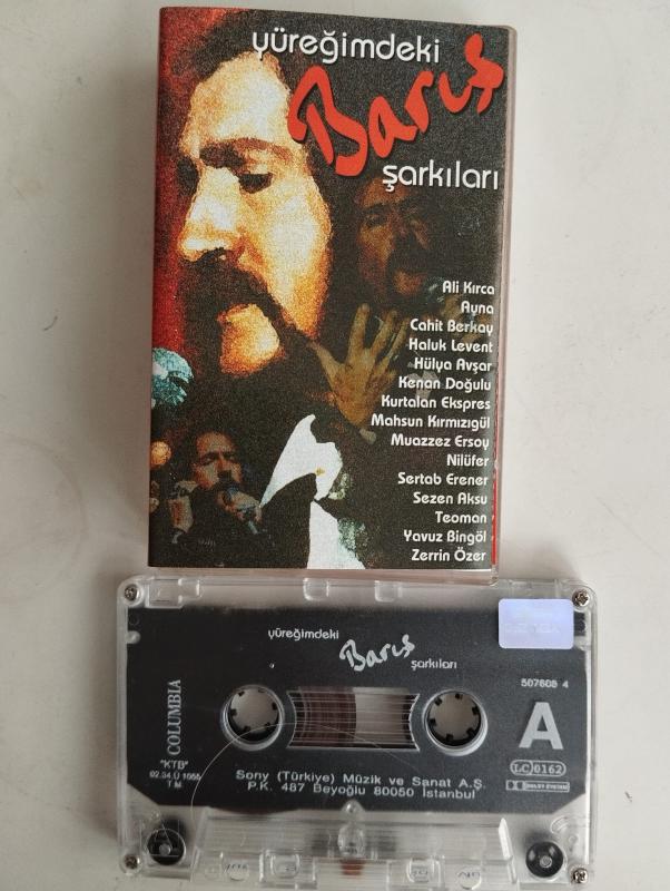 Yüreğimdeki Barış Şarkıları - 2002  Türkiye Basım Kaset Albüm-2.el