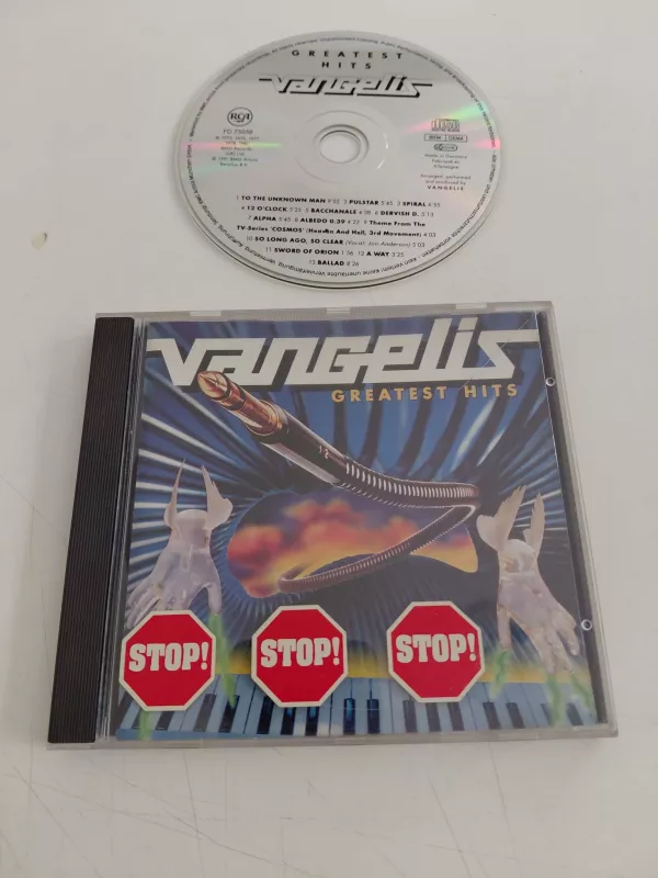 Vangelis – Greatest Hits -  Avrupa  Basım - CD Albüm-2.el