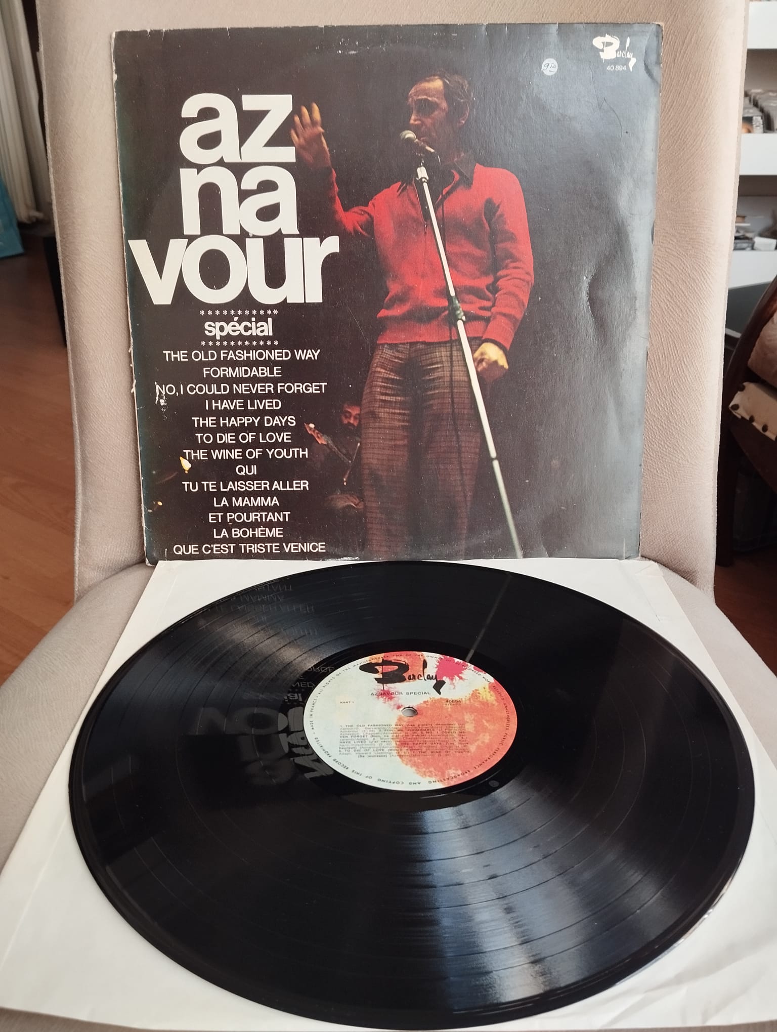 Aznavour – Aznavour Special (La Boheme) - Hollanda Basım - LP Plak Albüm-2.EL