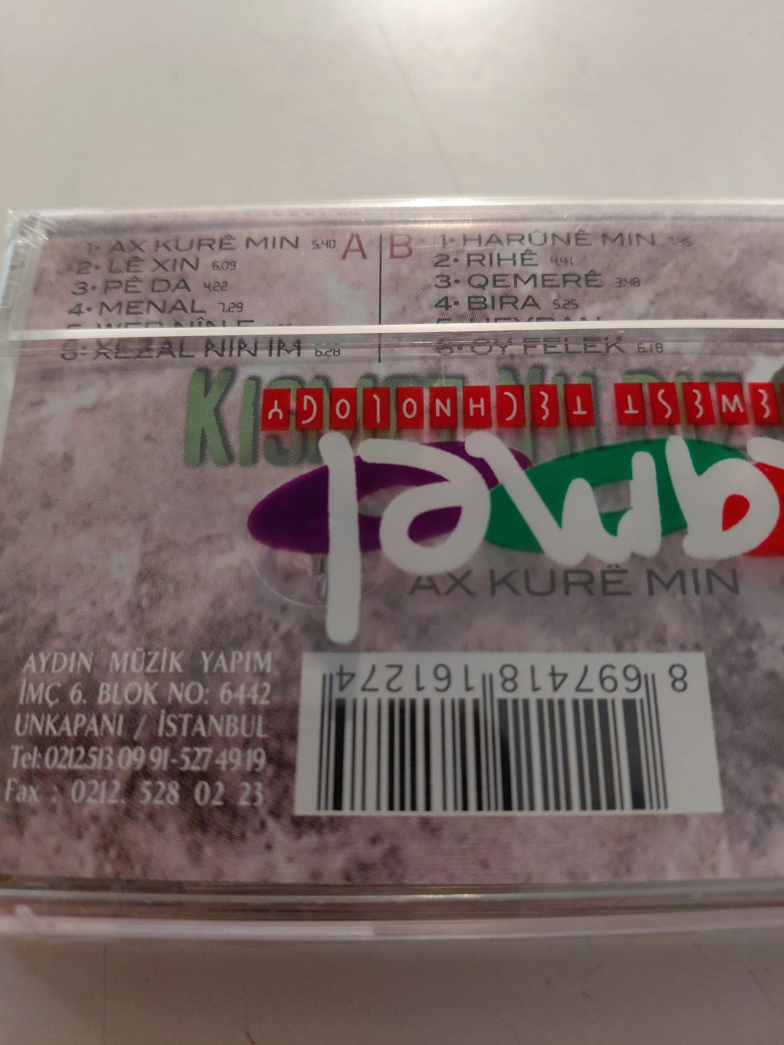Kısmet Yıldız  - Ax Kure Mın  -  Türkiye  Basım Kaset Albüm /Açılmamış Ambalajlı (Kürtçe)