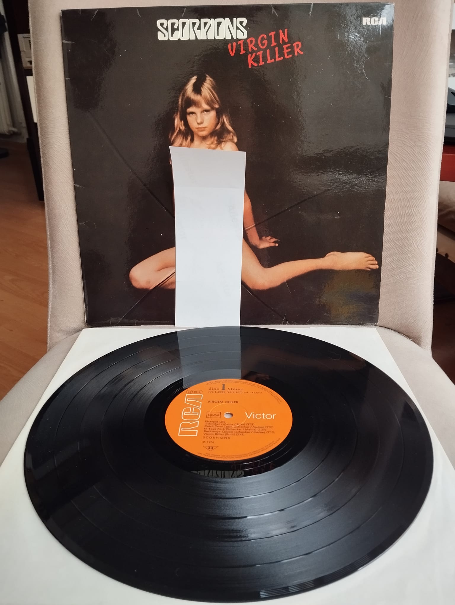 Scorpions – Virgin Killer - 1976 ( İlk Basım !!!) Almanya Basım Albüm - LP Plak