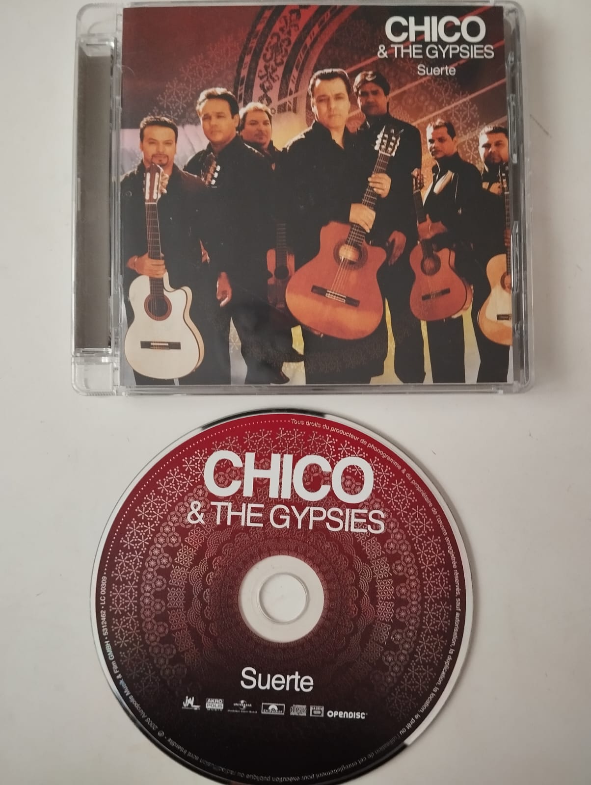 Chico & The Gypsies – Suerte - 2008 Avrupa Basım - 2. El CD Albüm