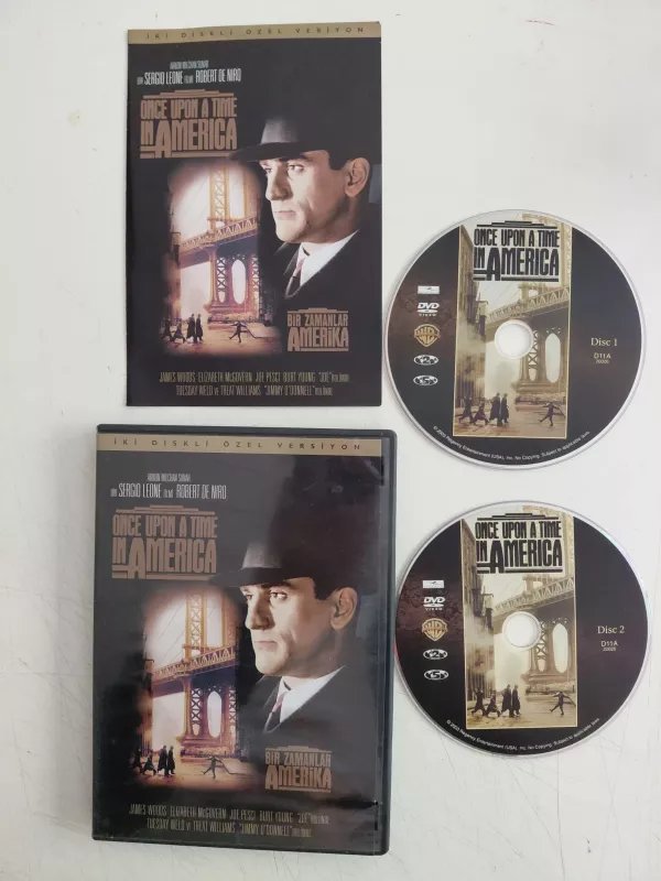 Bir Zamanlar Amerika’da / Once Upon A Time in America - Robert De Niro -  2xDVD /Özel Baskı-2.el