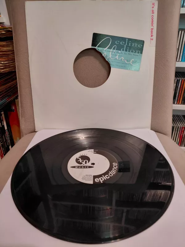Celine Dion – It’s All Coming Back To Me Now (Remix)– Amerika Basım Plak - 33’lük Maxi-Single-2.el