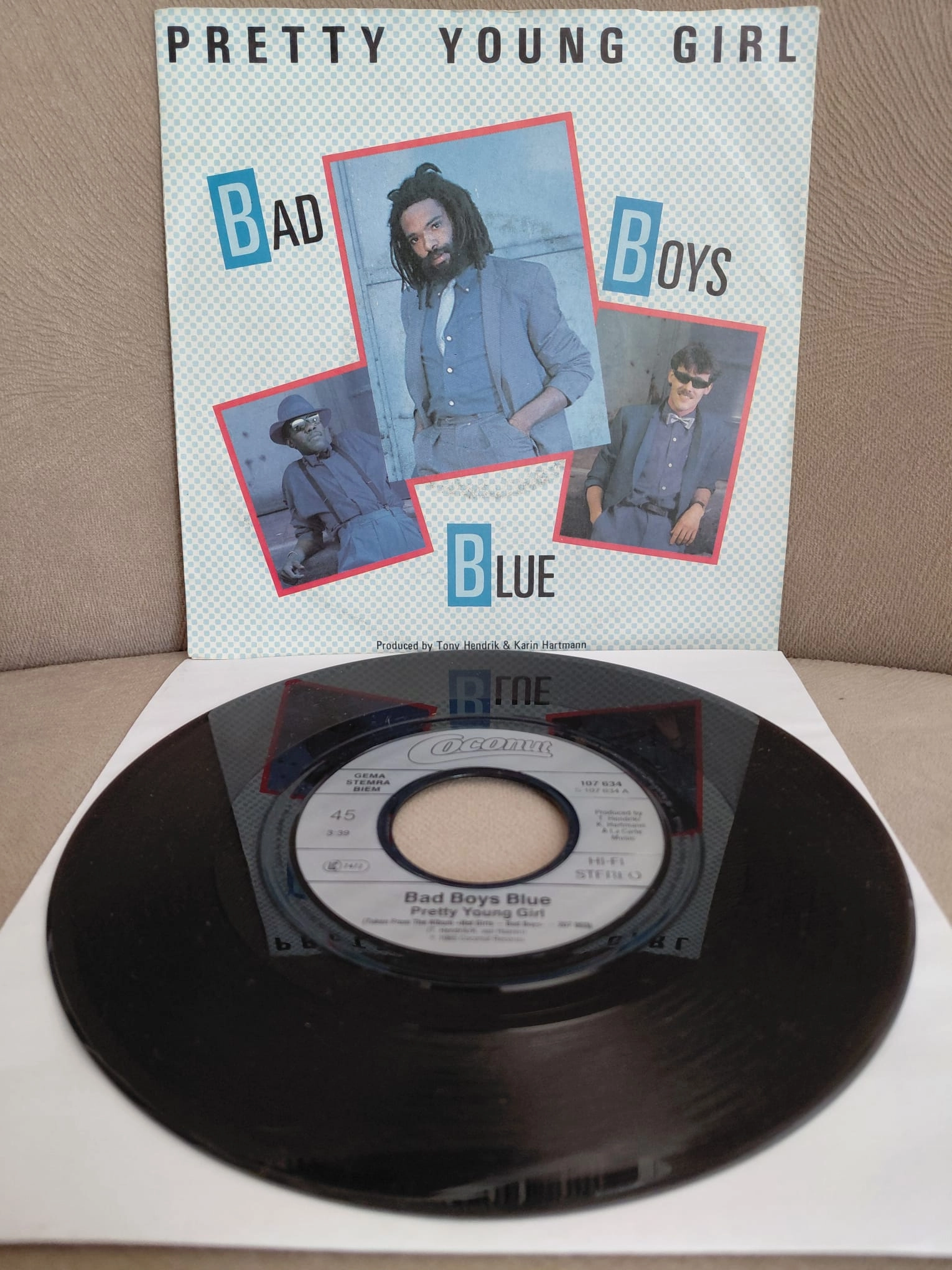 Bad Boys Blue  – Pretty Young Girl - 1985  Almanya  Basım 45’lik Plak-2.el