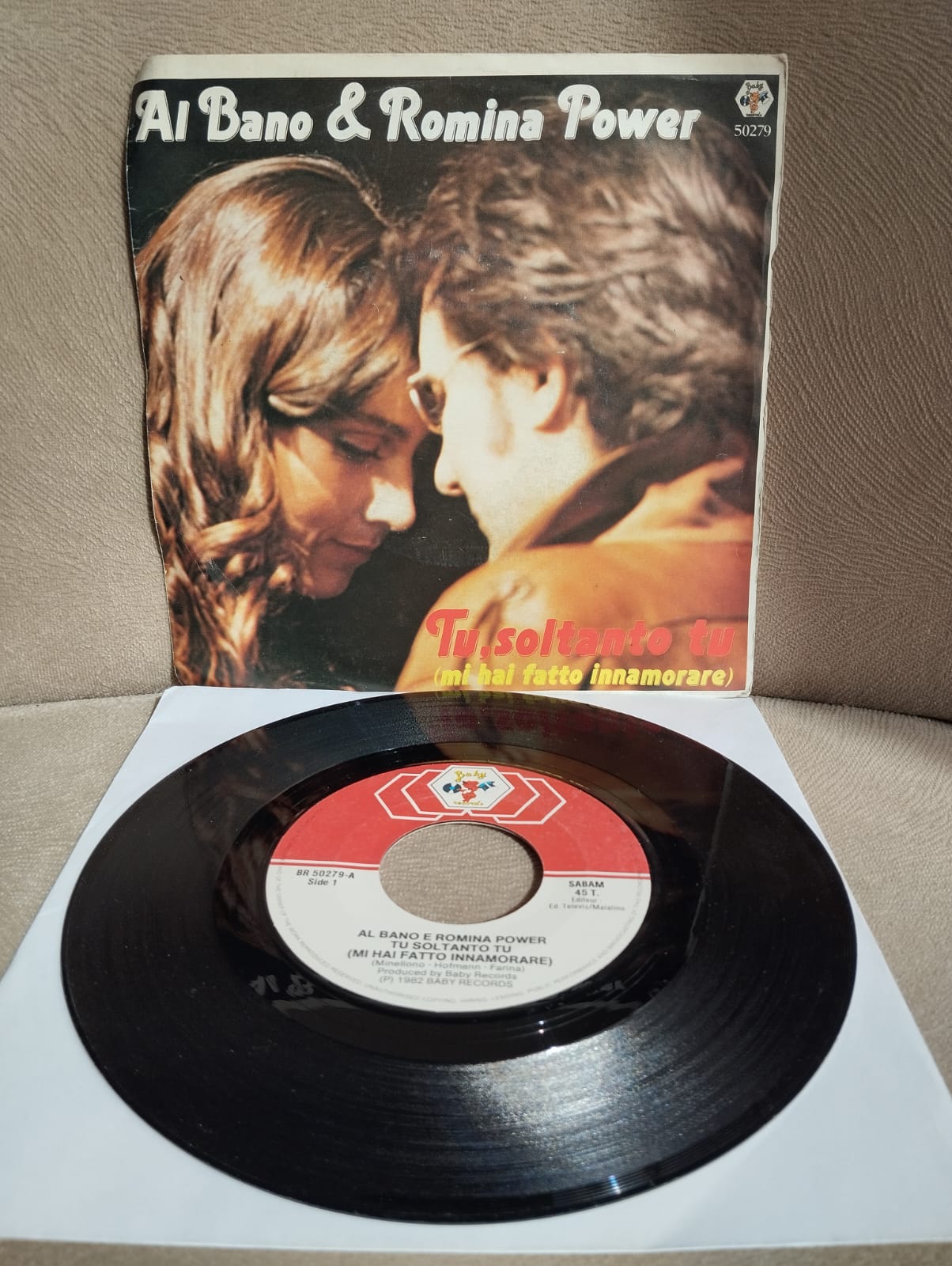 Al Bano & Romina Power – Tu, Soltanto Tu  - 1981  Belçika Basım 45 lik Plak-2.EL