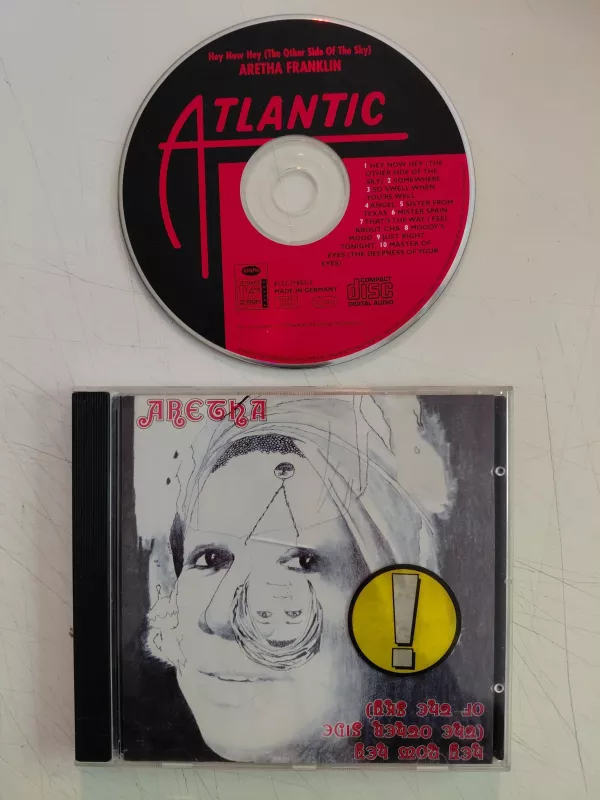 Aretha Franklin – Hey Now Hey (The Other Side Of The Sky) - 1994 Avrupa Basım CD Albüm-2.el