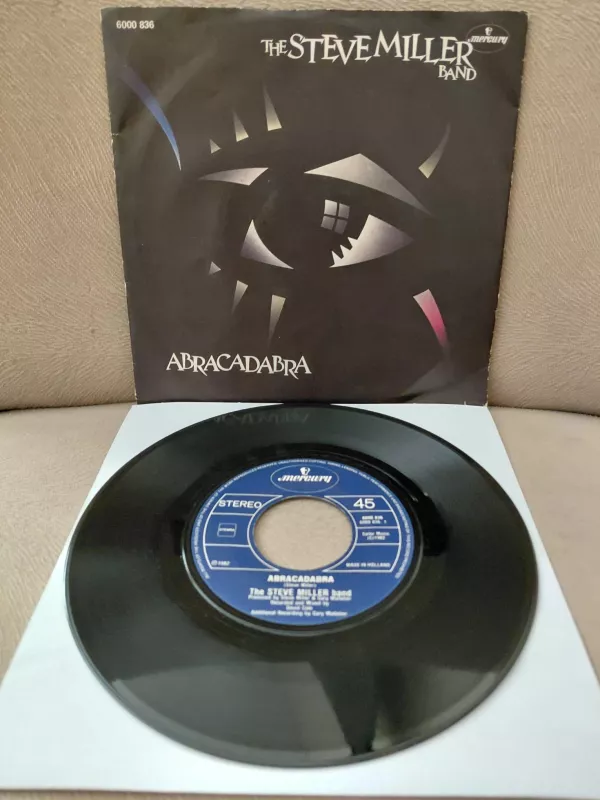 The Steve Miller Band  – Abracadabra - 1982 Hollanda Basım 45lik Plak-2.el