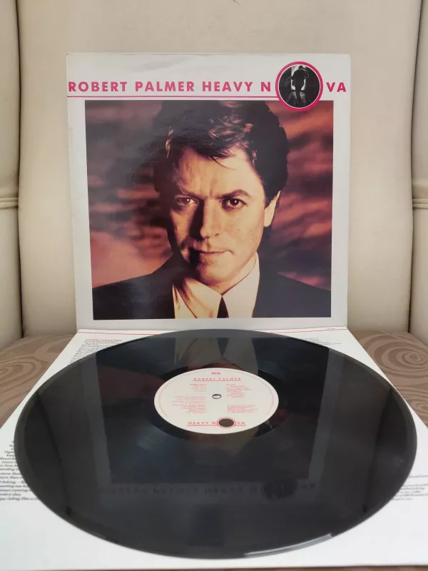 Robert Palmer – Heavy Nova - 1988 İngiltere Basım LP Plak Albüm-2.el