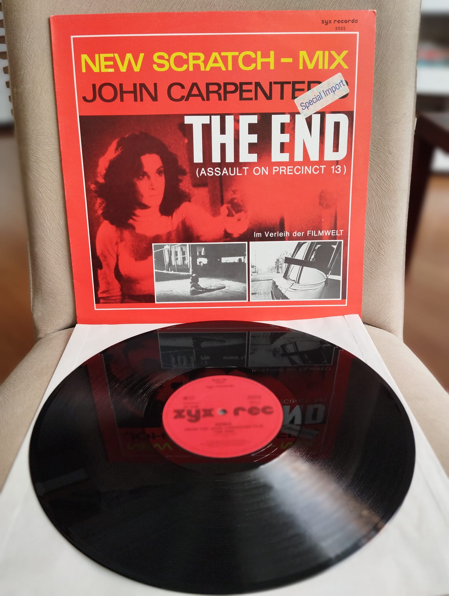 The Splash Band – John Carpenter’s The End - 1983 Almanya Basım - Maxi-Single Plak