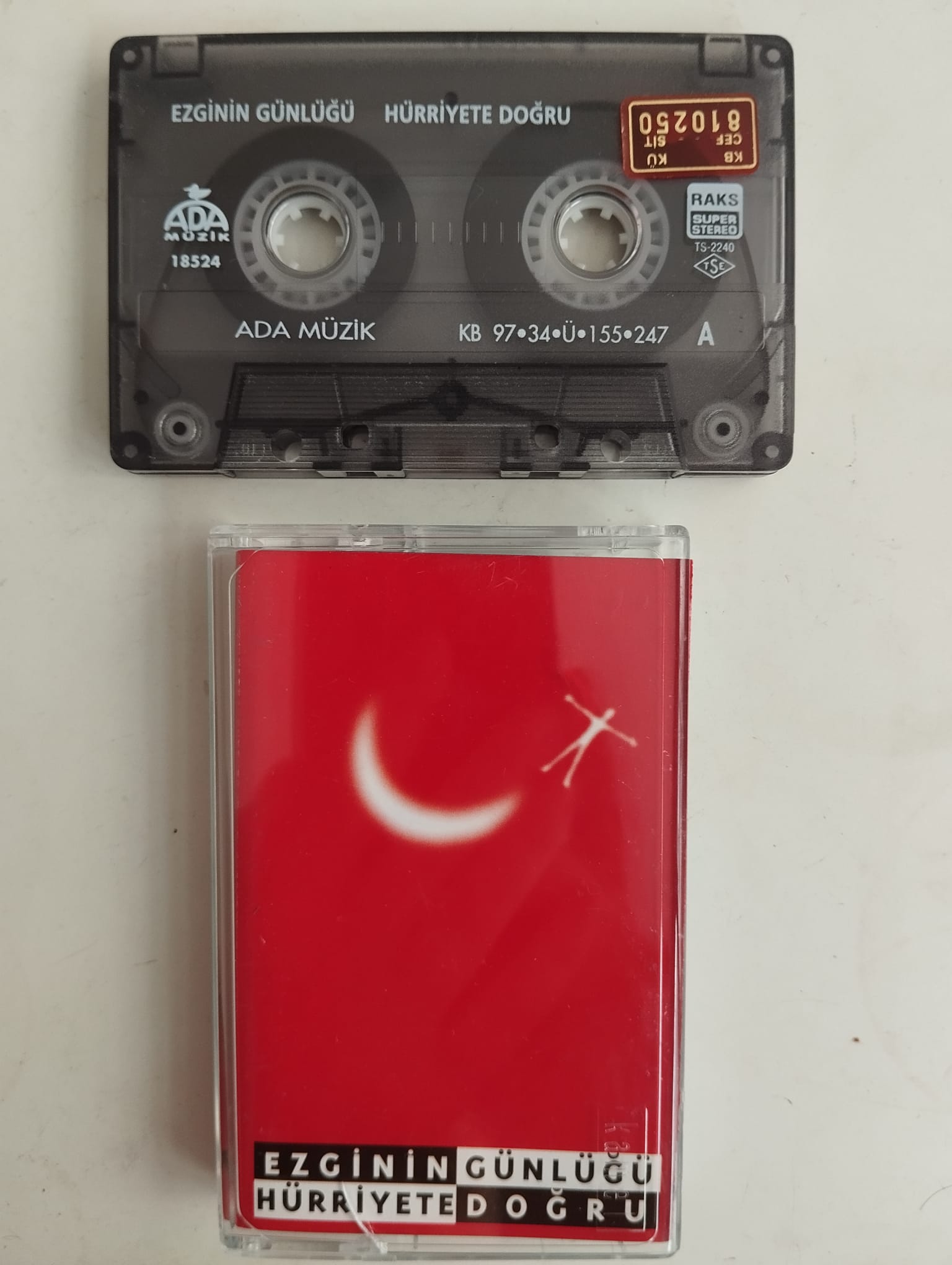 Ezginin Günlüğü – Hürriyete Doğru - 1997 Türkiye Basım 2. El Kaset Albüm