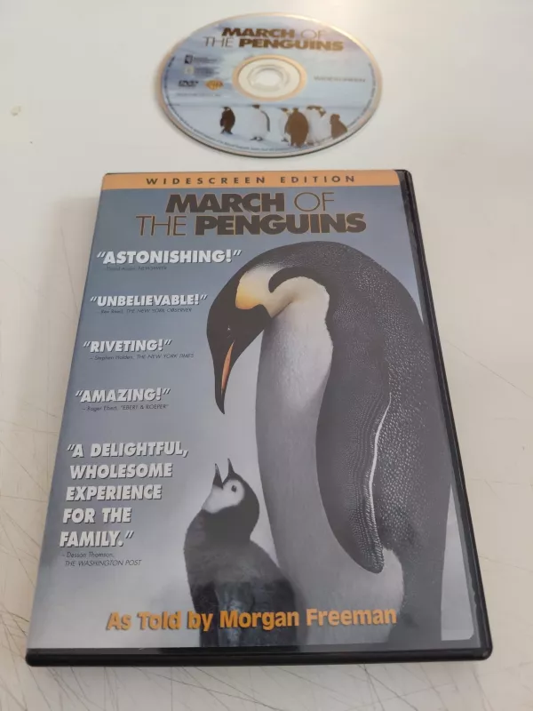 March Of The Penguins - DVDBelgesel  /1.Bölge - Türkçe altyazı yoktur-2.el