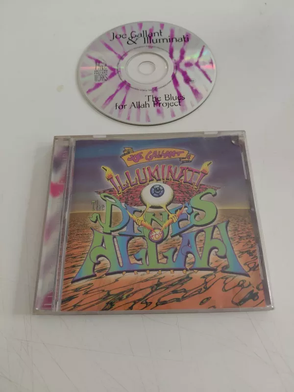 Joe Gallant & Illuminati – The Blues For Allah Project - 1996 USA Basım - CD Albüm-2.el