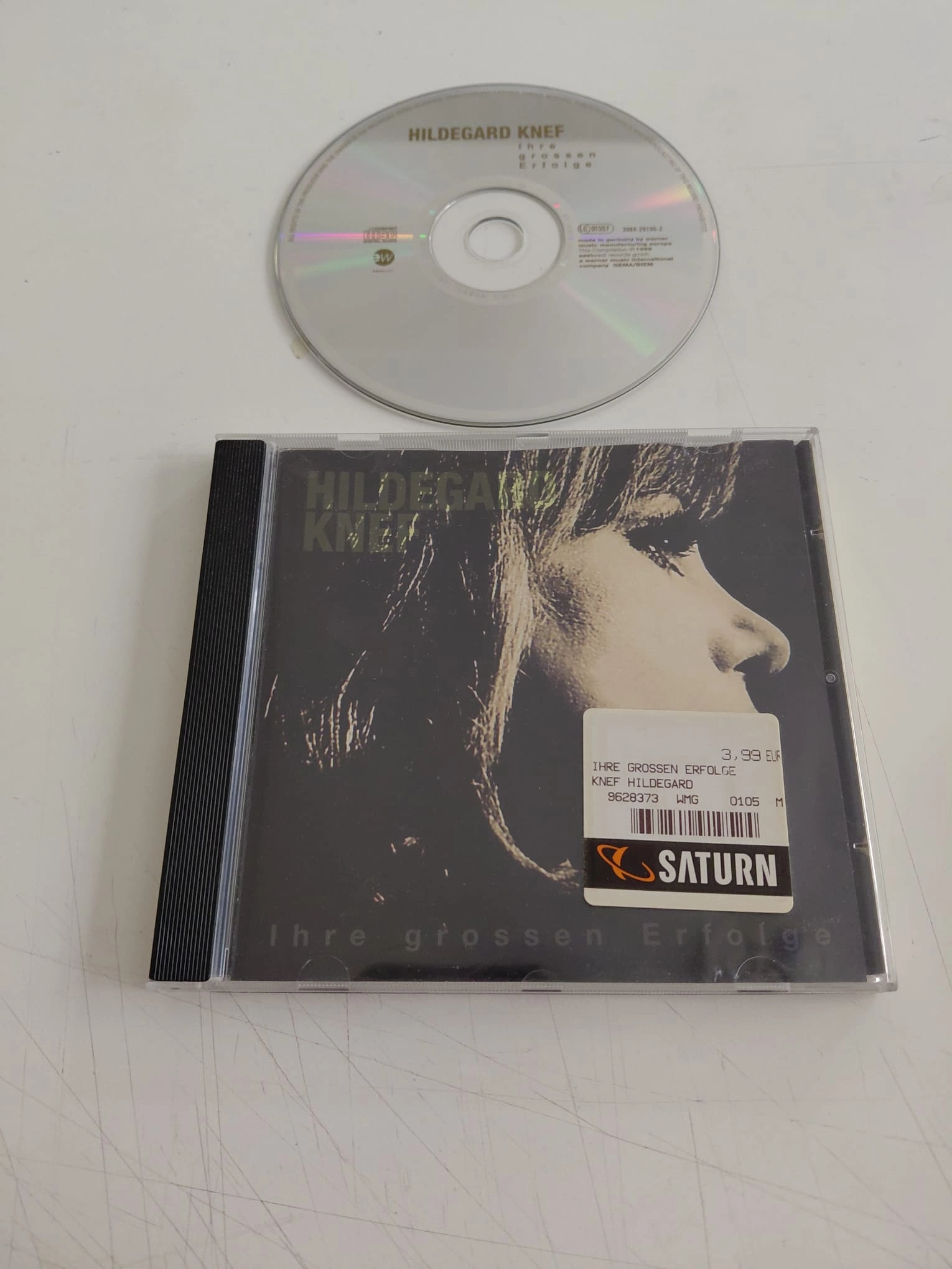 Hildegard Knef – Ihre Grossen Erfolge - 1999  Almanya Basım CD Albüm-2.el
