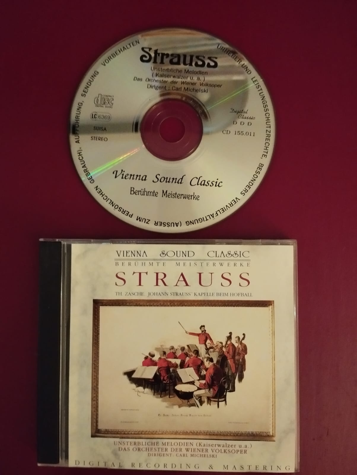 Strauss – Unsterbliche Melodien - Avrupa Basım CD Albüm -2.El