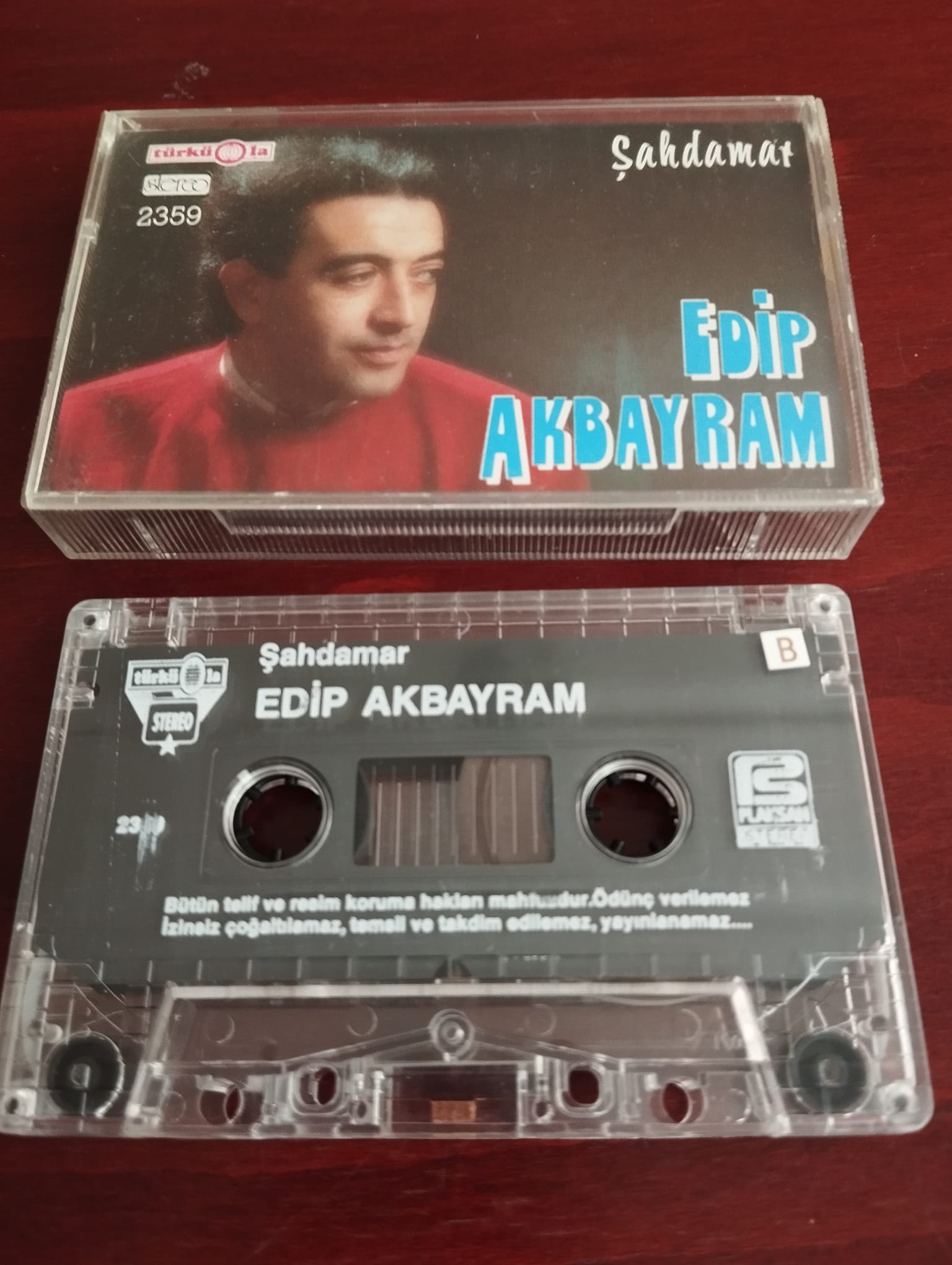 Edip Akbayram – Şahdamar - 1990 Almanya Basım Kaset / Türküola-2.el