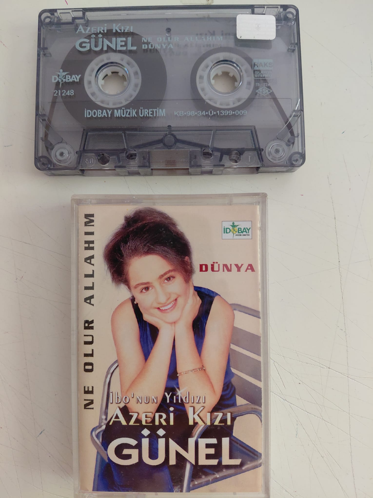 Azeri Kızı Günel – Ne Olur Allahım / Dünya - 1998 Türkiye Basım Kaset-2.el
