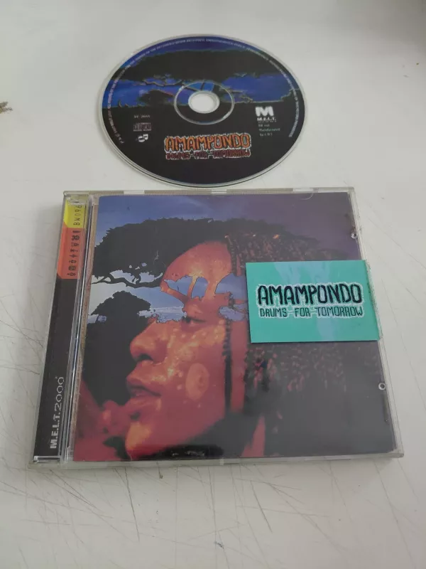 Amampondo – Drums For Tomorrow - 1997 Avrupa Basım CD Albüm-2.el