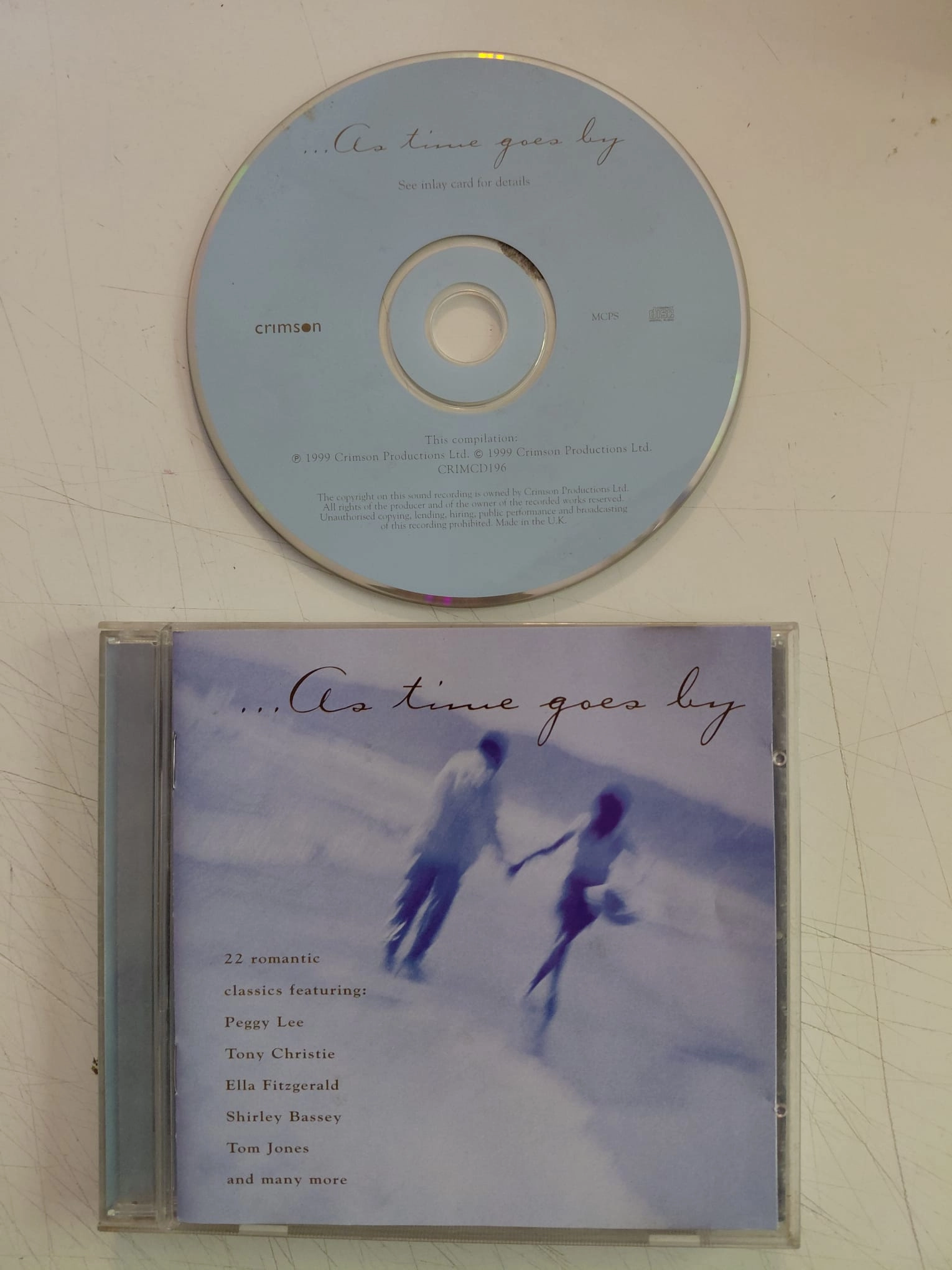 As Time Goes By - 1999 İngiltere Basım CD Albüm-2.el
