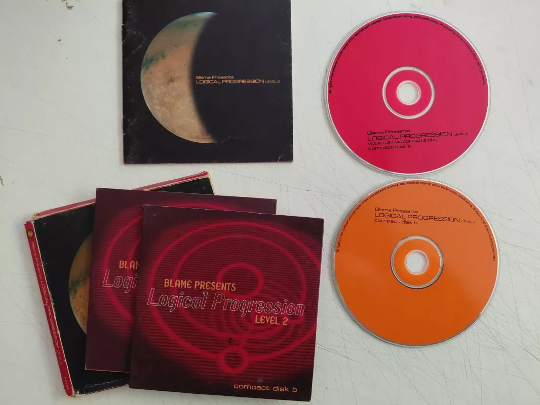 Blame – Logical Progression Level 2 - 1997 İngiltere Basım 2xCD Albüm-2.el