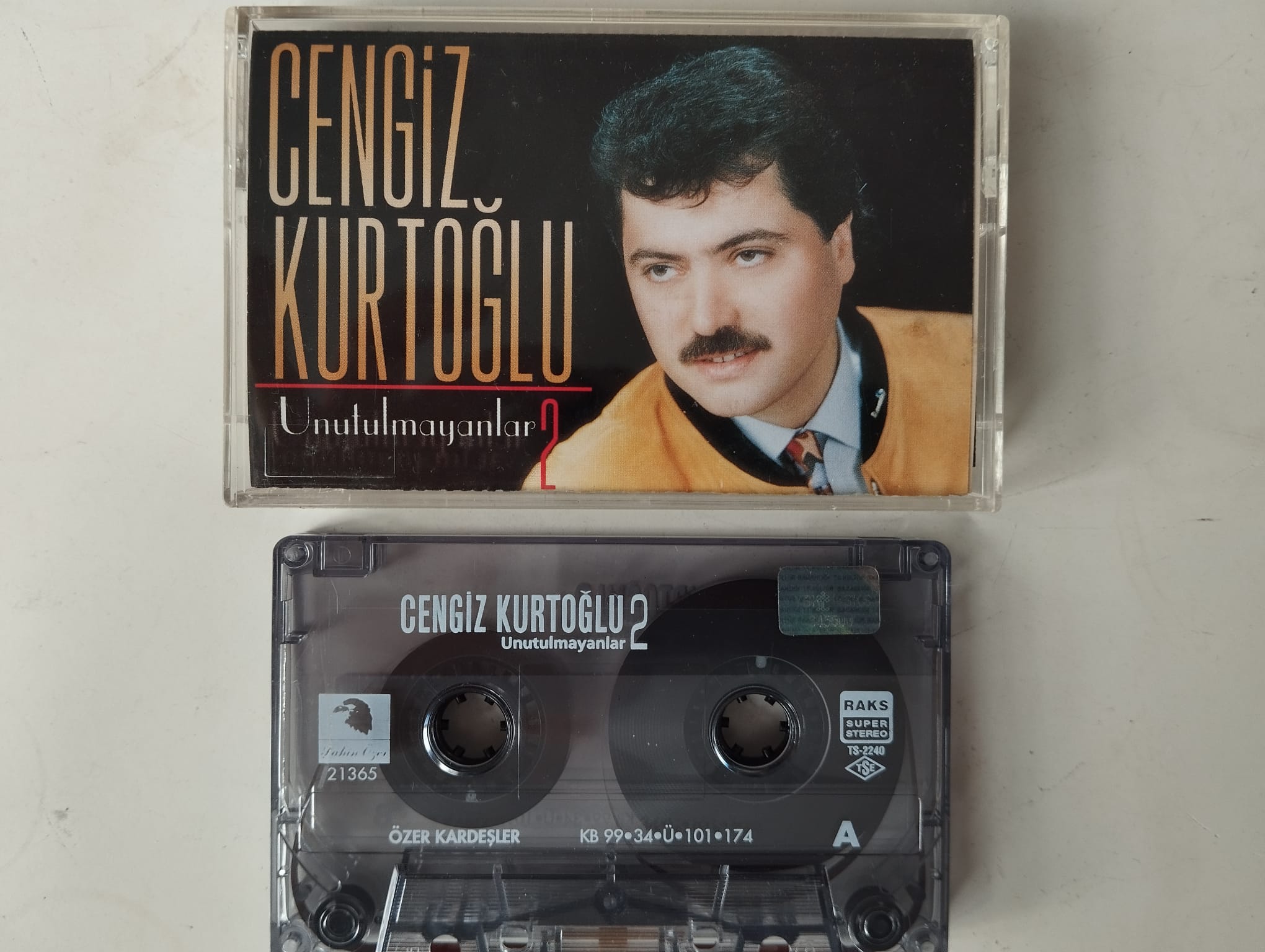 Cengiz Kurtoğlu ‎– Unutulmayanlar 2  - 1999 Türkiye Basım 2. El Kaset Albüm