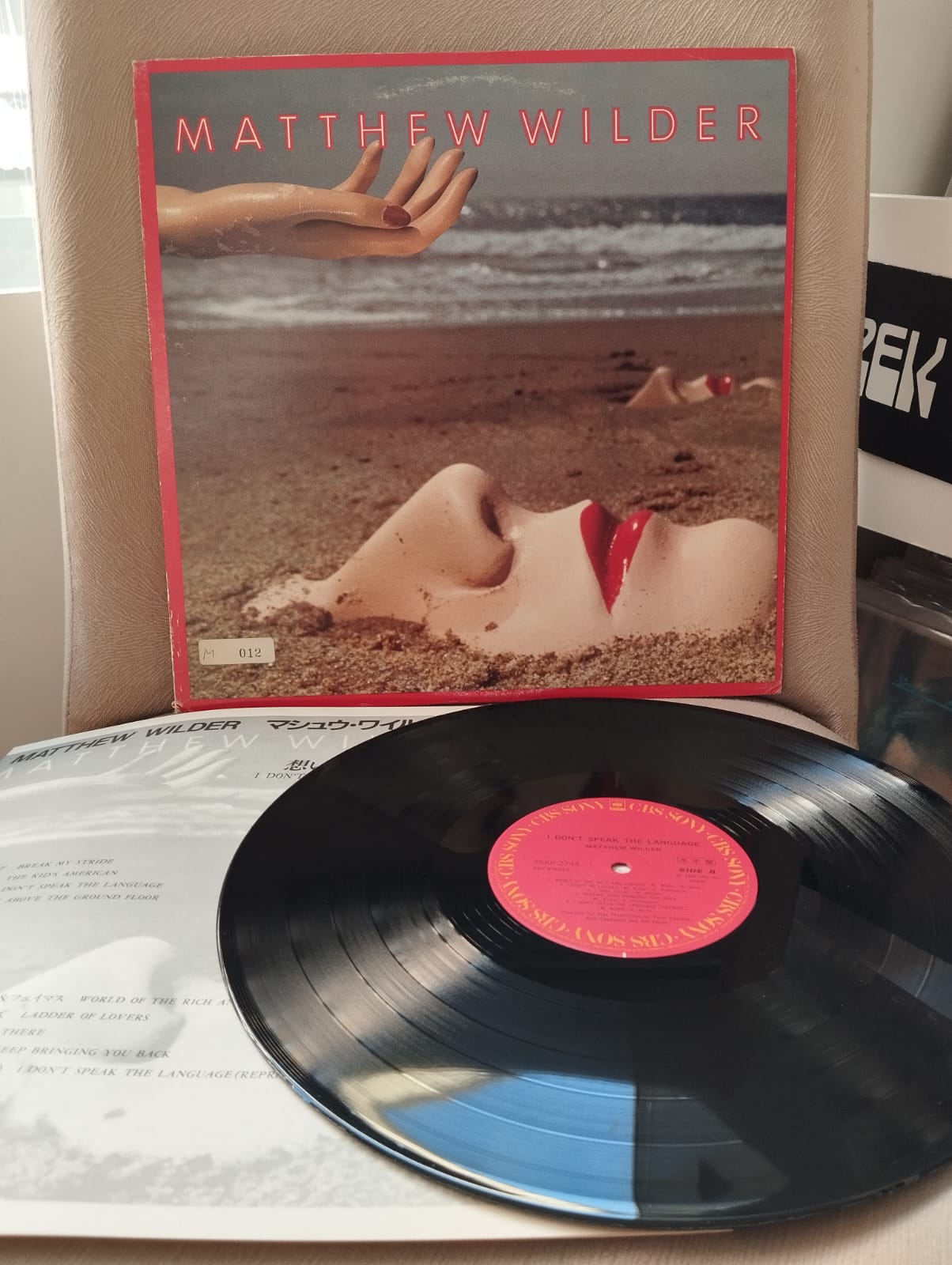 Matthew Wilder – I Don’t Speak The Language - 1983 Japonya Basım - 33 lük LP Plak Albüm- 2.el