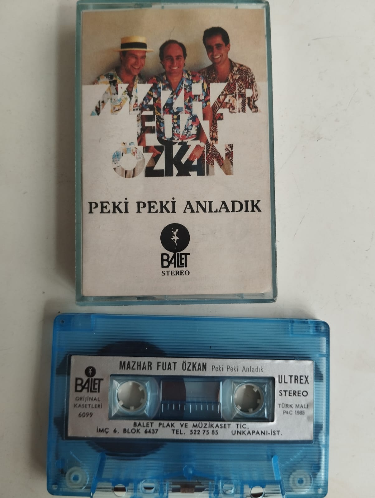 Mazhar Fuat Özkan – Peki Peki Anladık - 1985 Türkiye Basım 2. El Kaset Albüm