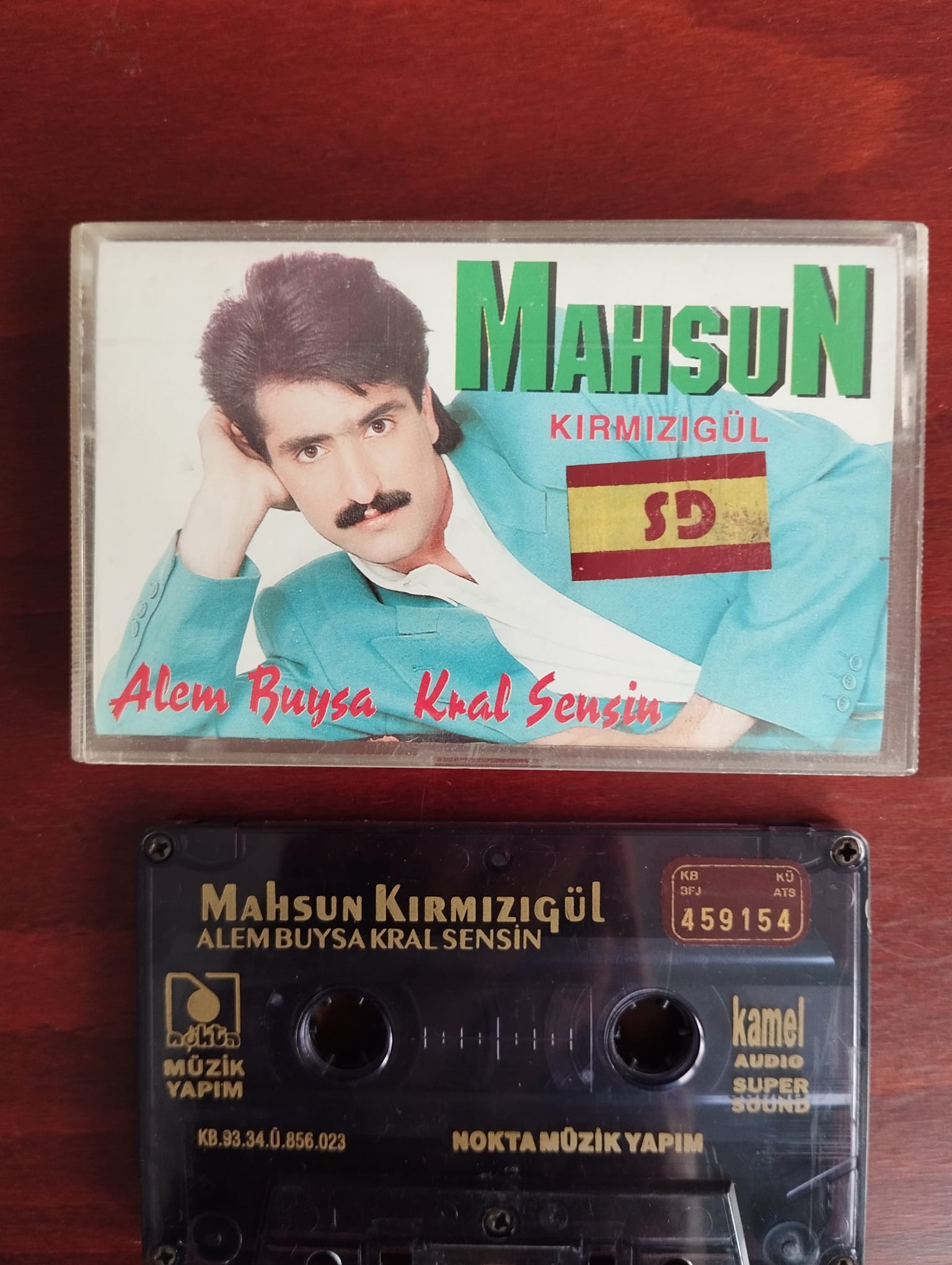 Mahsun Kırmızıgül – Alem Buysa Kral Sensin - 1993 Türkiye Basım Kaset Albüm-2.el